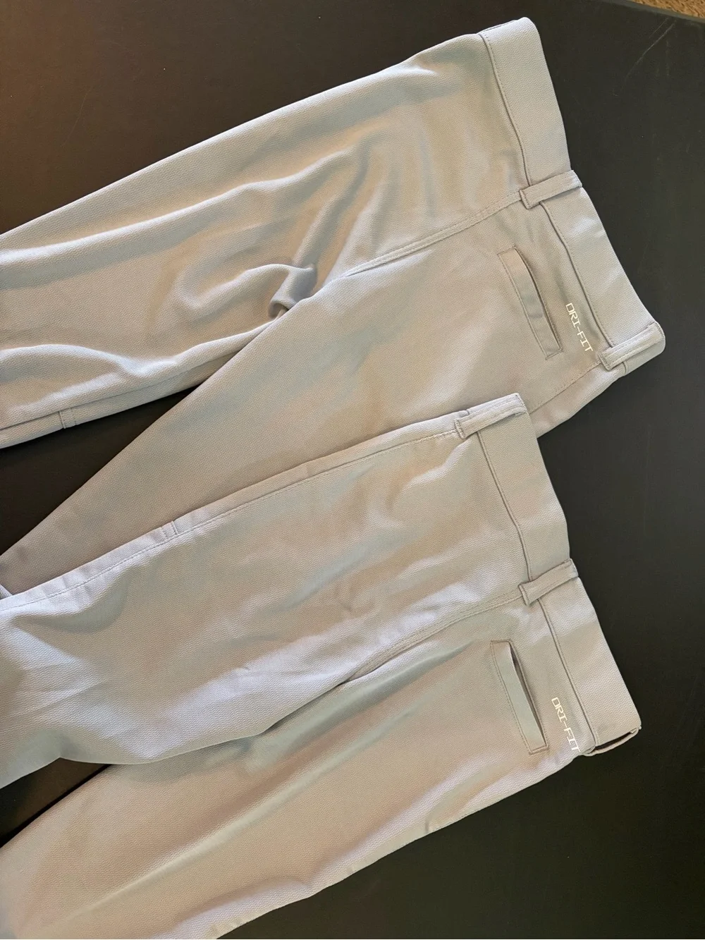 Lot of 2 Nike Dri-FIT Toddler T-Ball Baseball Pants White Sizes 4T & 5T Swoosh